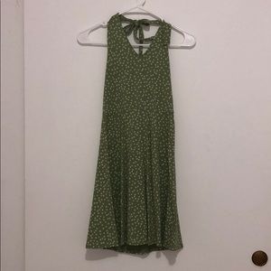 Floral green dress size small